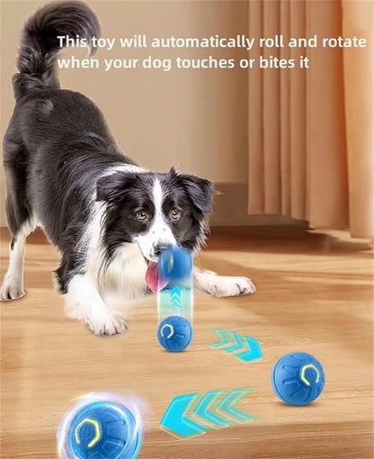 Smart Interactive Dog Toy, Wicked Ball AIR, Automatic Moving, Bouncing, and Rotating, E-TPU Material, IPX7 Waterproof Rating, Active Rolling Ball for Medium and Smalldogs
