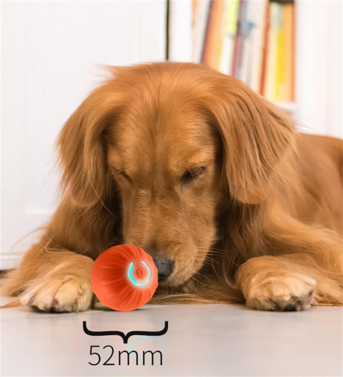 Smart Interactive Dog Toy, Wicked Ball AIR, Automatic Moving, Bouncing, and Rotating, E-TPU Material, IPX7 Waterproof Rating, Active Rolling Ball for Medium and Smalldogs
